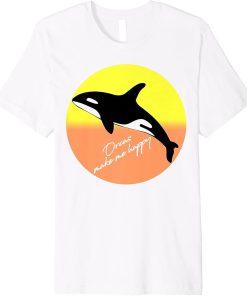 Orca Killer Whale Retro Vintage Graphic Design Premium T-Shirt