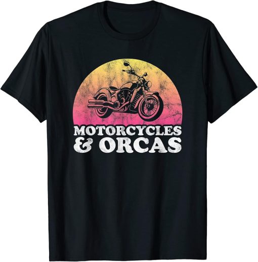 Motorcycle and Orca Motorcycles and Orcas T-Shirt